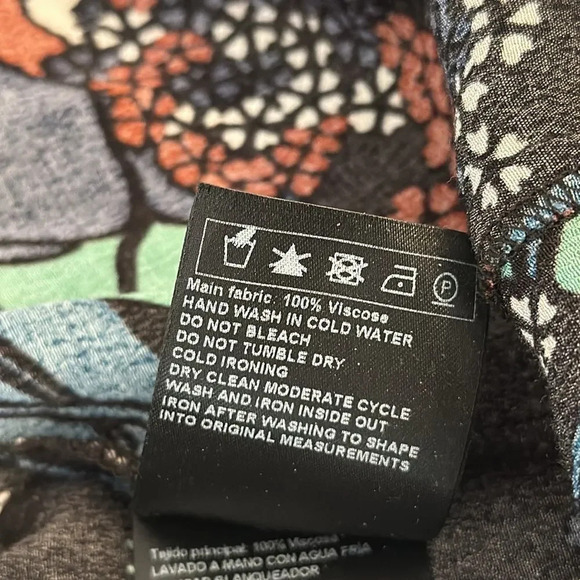 Ba&sh sz 2 Agathe Noir Lady Dress great pre owned cond, v neck side zip viscose - Picture 8 of 8